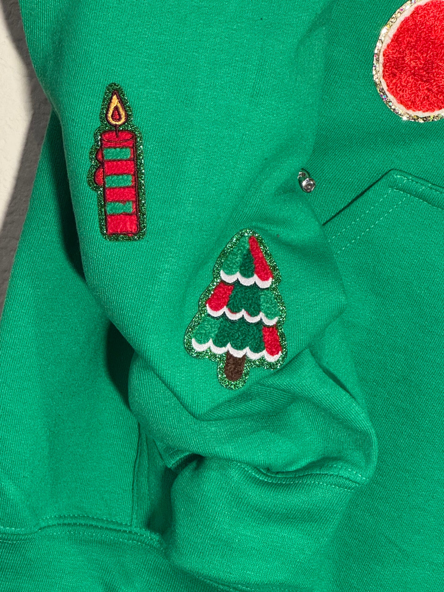 Merry & Bright Bling String Hoodie