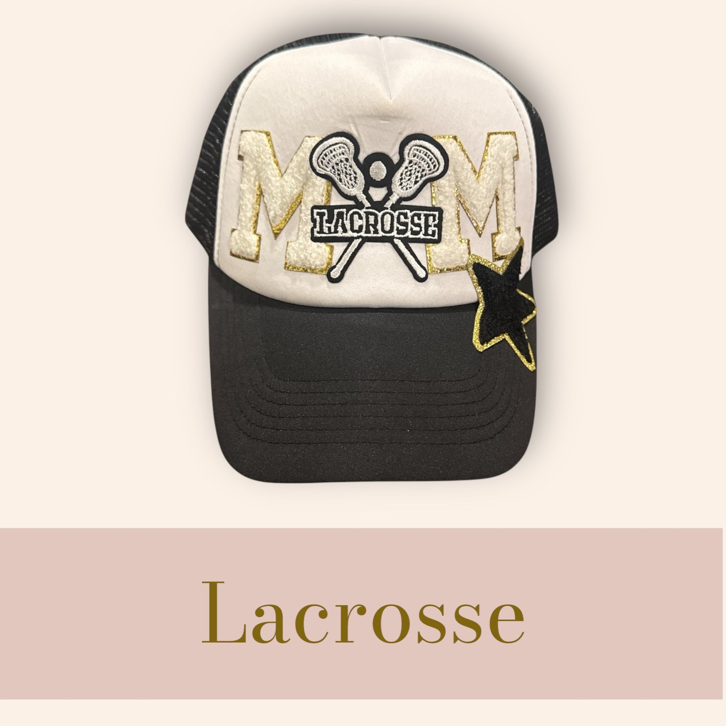 Lacrosse Rock Star Mom Trucker Hat