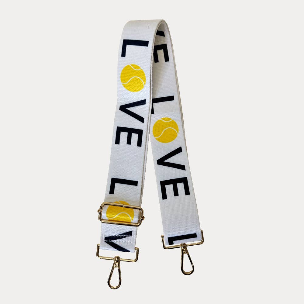 White LOVE Sport Purse/Bag Strap
