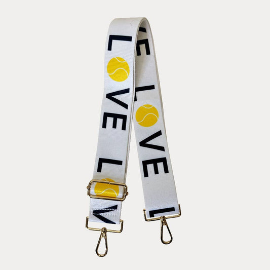 White LOVE Sport Purse/Bag Strap