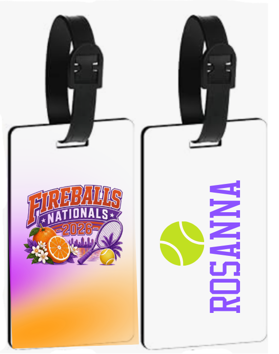 Nationals Fireballs Bag Tag