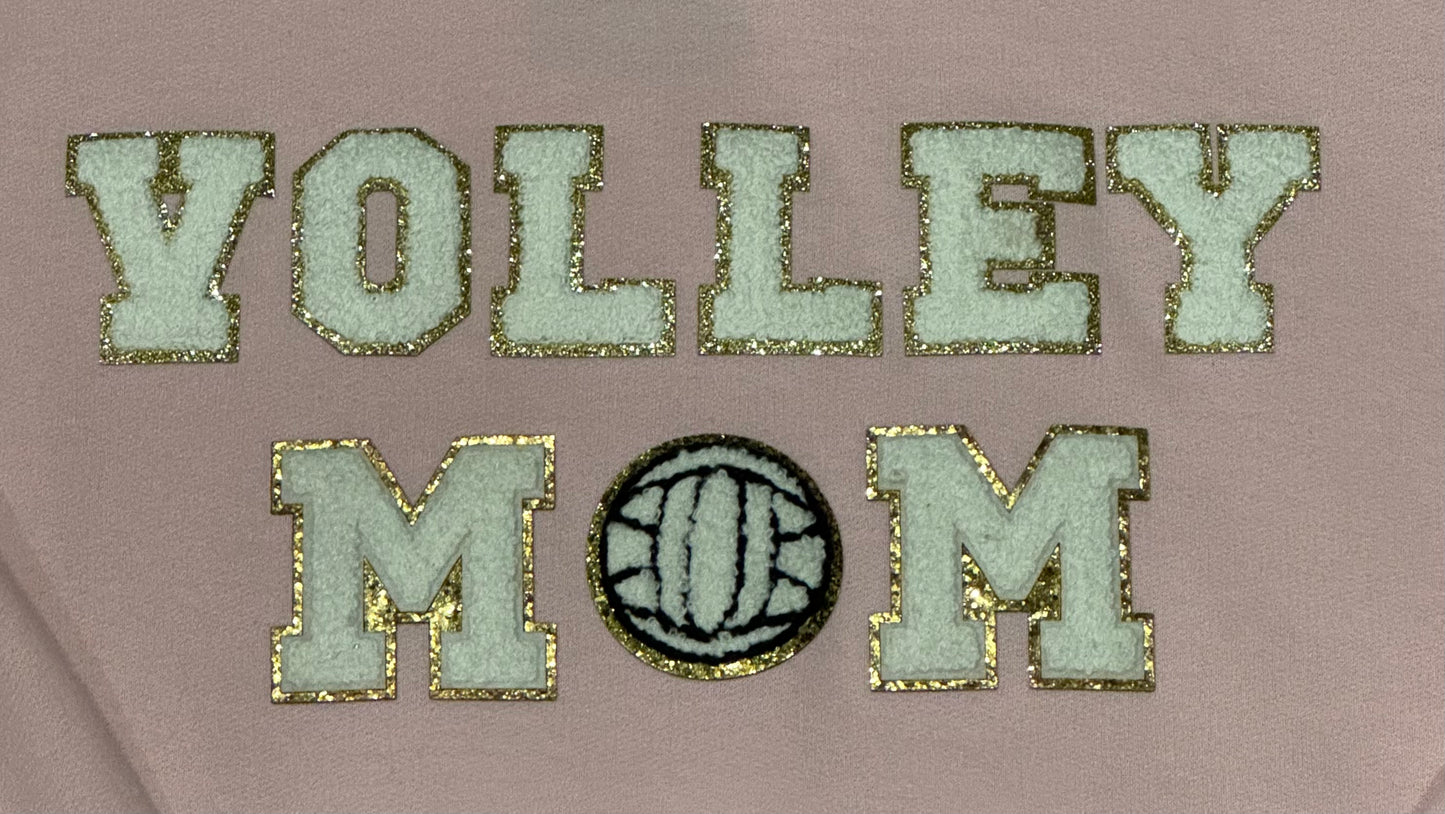 Volley Mom Chenille Crew