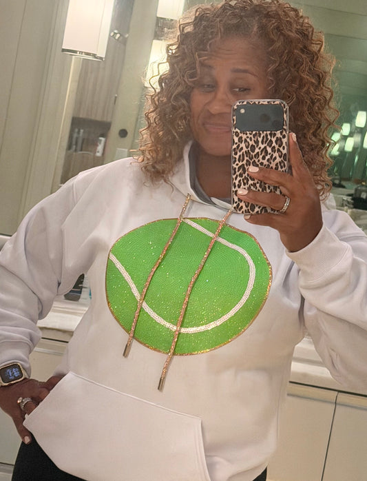 Tennis Sparkle Hoodie