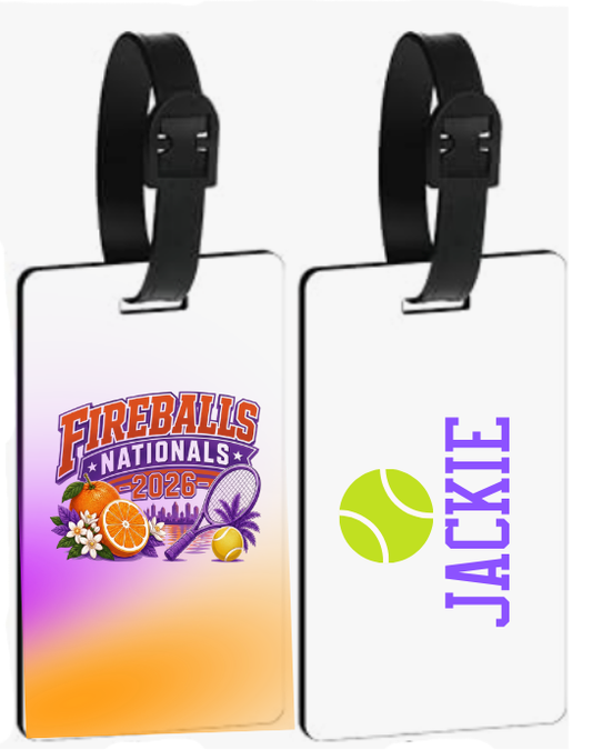 Nationals Fireballs Bag Tag
