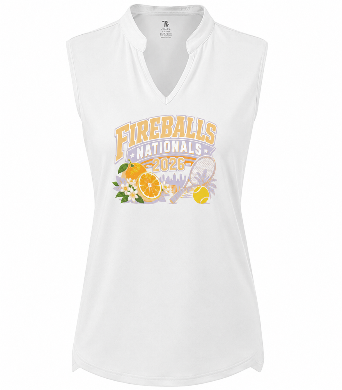 Fireballs Cap Sleeve Top