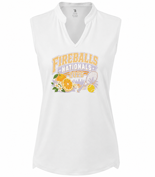 Fireballs Cap Sleeve Top