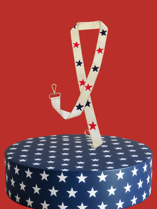 Stars and Bling Purse Strap