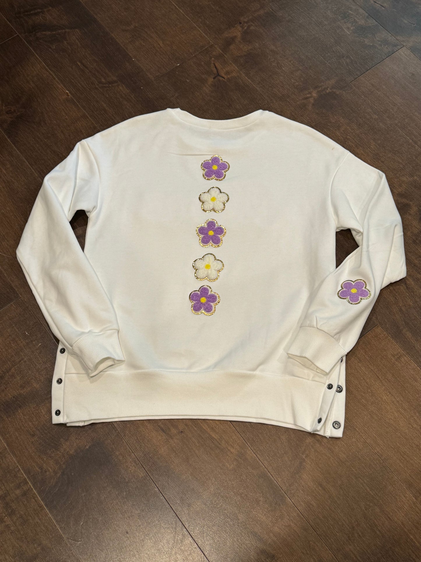 Mama Chenille Patch Sweatshirt