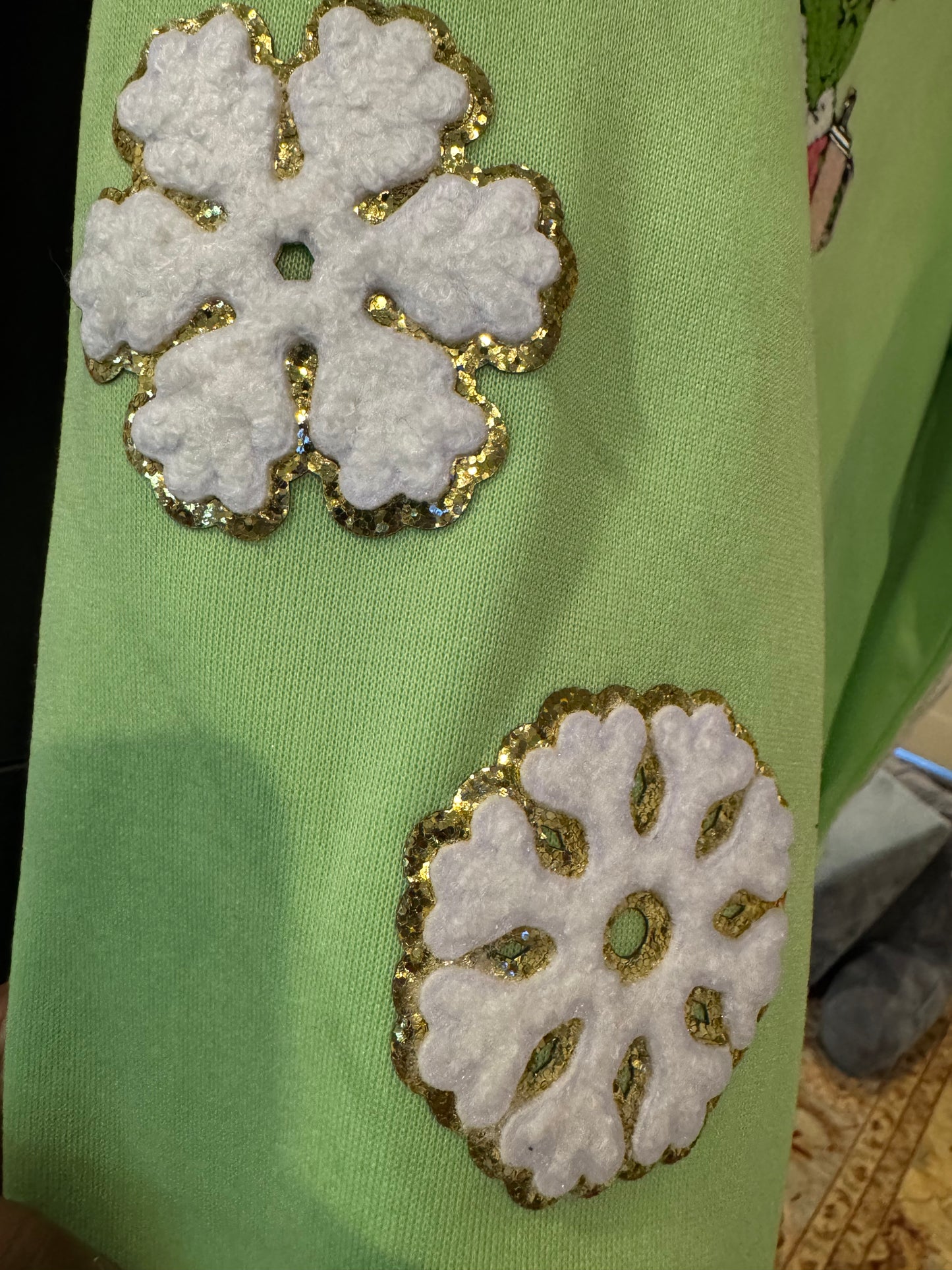 Bougie Grinch Chenille Side Zip