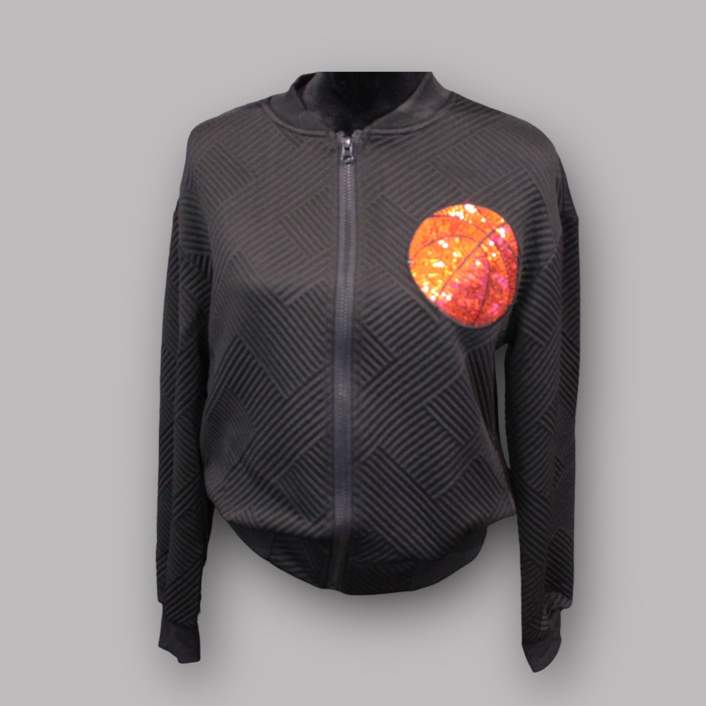 Boujee Mom Sequin Sports Bomber
