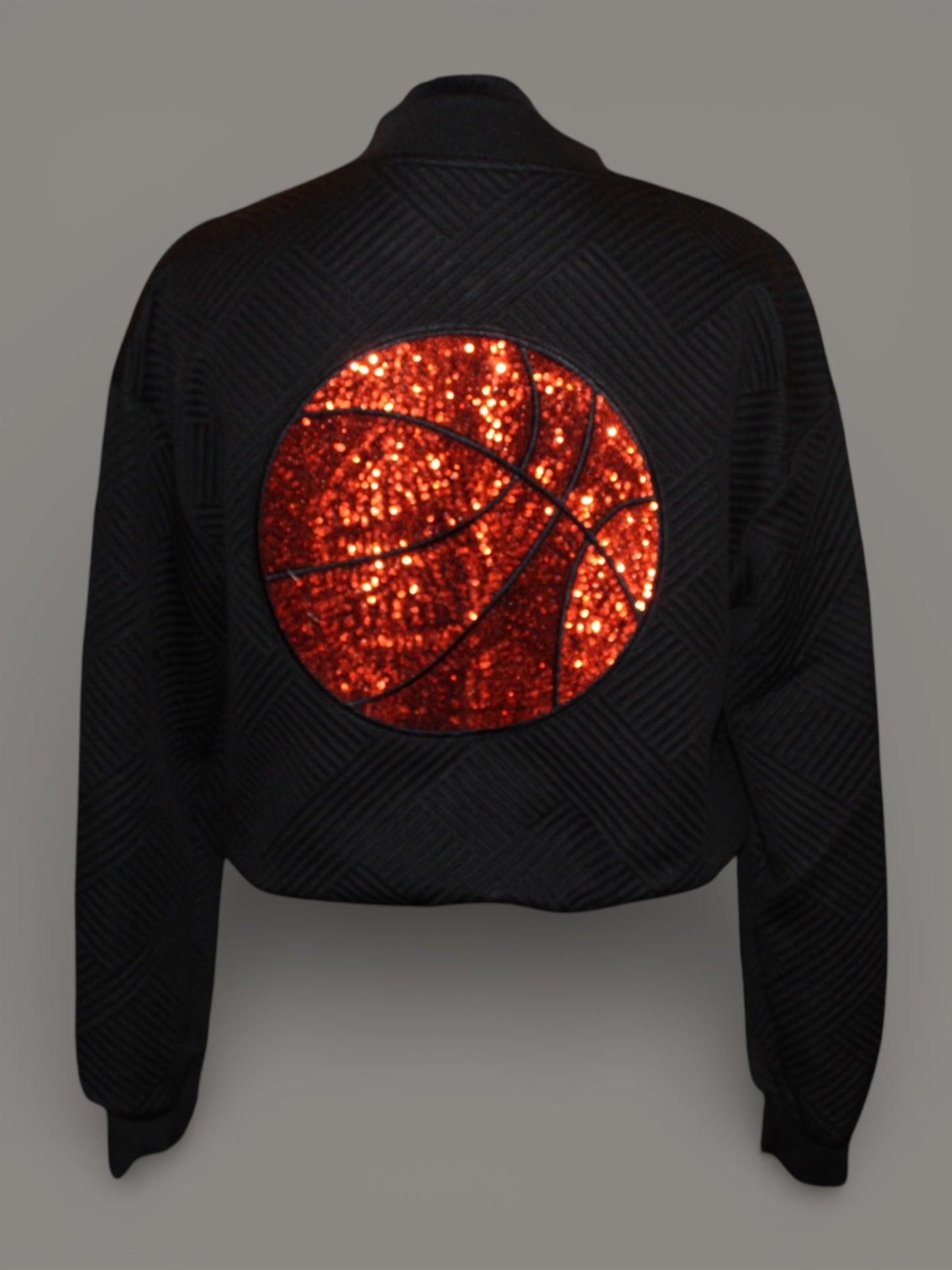 Boujee Mom Sequin Sports Bomber